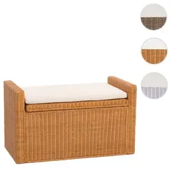 Sitzbank M92 Garderobenbank mit Stauraum - Drohnen - Praktische Sitzbank mit aufklappbarem Deckel für großzügigen Stauraum, inklusive wasserabweisendem Sitzkissen für optimalen Komfort.