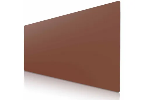 CSL Mauspad XXL Mousepad 900 x 400 x 3 mm, Tischunterlage, Elegante Leder Optik, rutschfest, abwaschbar, Office Schreibtischunterlage, braun