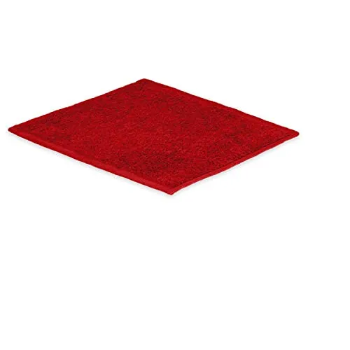 EXKLUSIV HEIMTEXTIL Frottier Handtüche Seiftuch 30 x 30 cm Rot 500 g