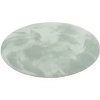 Pergamon Kunstfaser Teppich Pearl Grün – Super Soft Fellteppich für Wohnzimmer - Hochwertiger Teppich aus 100% Polyester, hergestellt für eine sanfte Haptik. Ideal für Fußbodenheizung und parkettfreundlich, bringt er Luxus und Komfort in Ihr Zuhause.