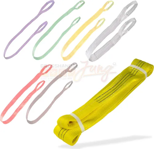 Hebeband mit Schlaufen 3t - 6m - Hebeband für schwere Lasten bis 3 t, ideal für Baustellen und industrielle Anwendungen, langlebig und zuverlässig.