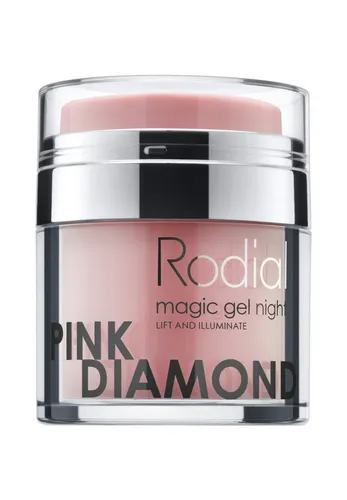 Rodial Nachtcreme Pink Diamond Magic Gel - Leichte Nachtpflege mit Retinol und Diamantpulver für eine erfrischte Haut. Unterstützt die Hauterneuerung über Nacht und sorgt für einen strahlenden Teint.