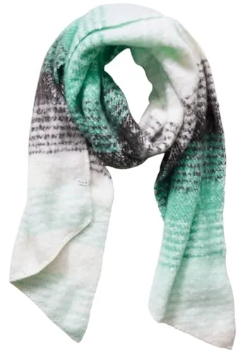 Produktbild CECIL Damen B572580 Gestreifter Schal, Aventurine Green