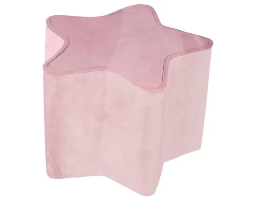 Roba Kinderhocker Kindersitzhocker inkl. Aufbewahrungsfunktion Sternform rosa