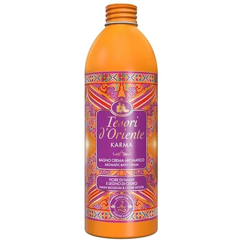 Tesori d'Oriente Karma - Duschgel 500 ml x1 - Zitrone, Bergamotte, Nashi-Blume, Zedernholz