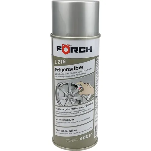 Felgensilber Lackspray Förch L216 Lack Dose Farbspray Felgenlack