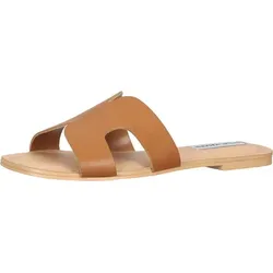 STEVE MADDEN Pantoletten aus Leder in Braun – Größe 38 EU - Elegante Pantoletten in Cognac mit bequemem Blockabsatz von STEVE MADDEN. Perfekt für lässige Anlässe und vielseitig kombinierbar. Hochwertiges Leder sorgt für angenehmen Tragekomfort.