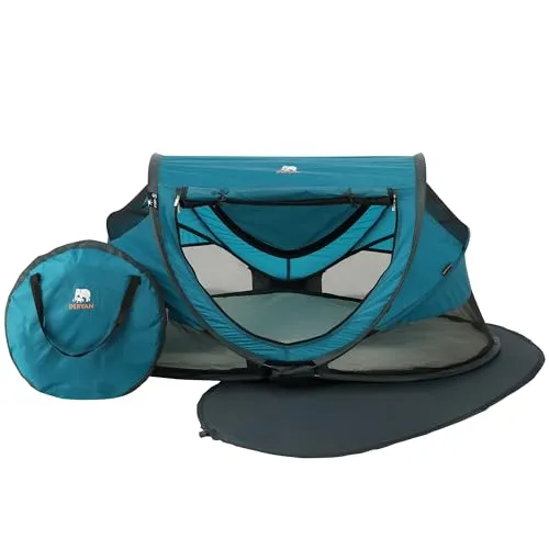 Deryan Kleinkind Reisebett Ocean in blau von Deryan