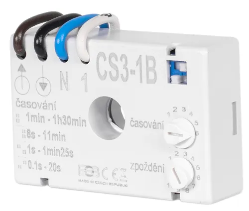 EOB Nachlaufrelais CS3-1B - Zeitschaltuhr für präzise Zeitsteuerung, ideal für automatisierte Licht- und Gerätesteuerung in Wohn- und Gewerberäumen.