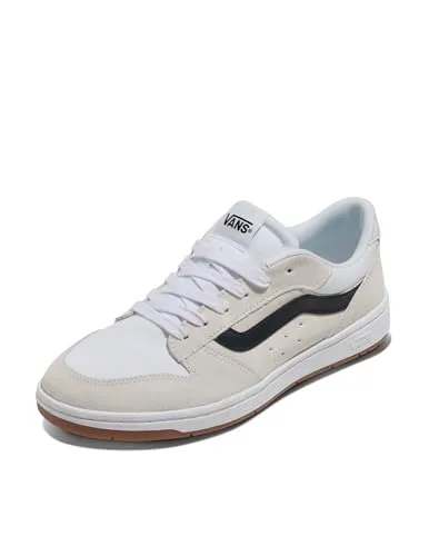 Vans Herren Ryland Wildleder-Turnschuhe, White/Black, 49 EU in weiß von Vans