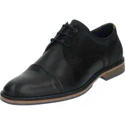 Bullboxer Businessschuhe aus Leder mit elastischer Schnürung - Klassische Businessschuhe aus feinstem Leder, ideal für Büro und Freizeit. Die innovative elastische Schnürung sorgt für maximale Flexibilität und einfachen Einstieg.