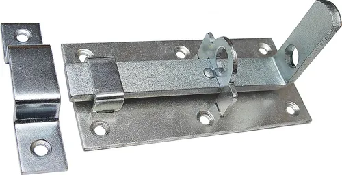 Türschloßriegel Türriegel Schubriegel 130/60 - Sicherheits-Türriegel aus verzinktem Stahl, ideal für zusätzlichen Schutz Ihrer Türen. Mit einfacher Montage und robustem Design für langfristige Sicherheit.