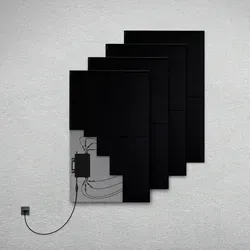 Balkonstrom Balkonkraftwerk 2000 Watt Komplettset - Leistungsstarkes Balkonkraftwerk mit bifazialen Solarmodulen (2000 W), inkl. WLAN-Wechselrichter für maximale Energieausbeute und einfache Überwachung.