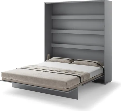 HAUSELEMENT Schrankbett 180 x 200 Vertikal LENART BED CONCEPT BC-13 - Platzsparendes Wandklappbett mit modernem Design. Ideal für kleine Räume, leicht zu montieren und mit praktischem Lattenrost ausgestattet. Perfekt für flexible Wohnlösungen.
