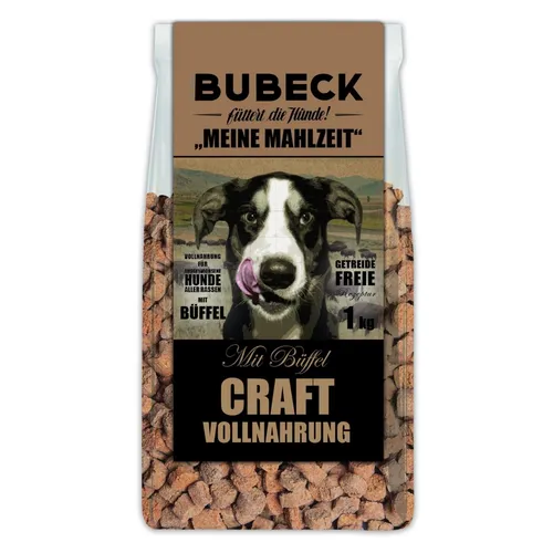 Bubeck Meine Mahlzeit mit Büffel Adult Hundefutter gebacken 1 kg