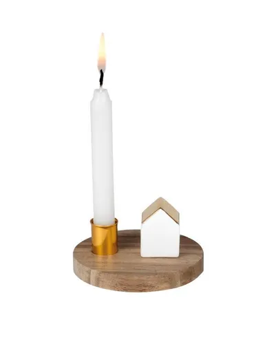 Räder Lichtgeschichte Haus, Holz und Porzellan, 90625