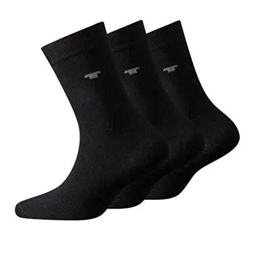TOM TAILOR, Unisex - Kinder Socke 3 er Pack 9203, Gr. Schwarz (black - 610 ), Gr. 27-30