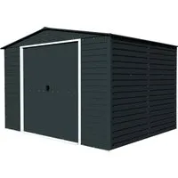 DURAMAX Metall-Gerätehaus Alpine 3x2,4m in Anthrazit – Robuste Aufbewahrungslösung