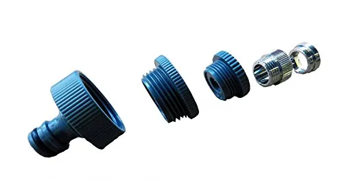 Aquamon Armaturenadapter Mit 2-fach Metall M22x1 Innen-, M24x1 Außengewinde und 3-fach Rehau 1 Zoll, 3/4 Zoll, 1/2 Zoll Innengewinde (IG)