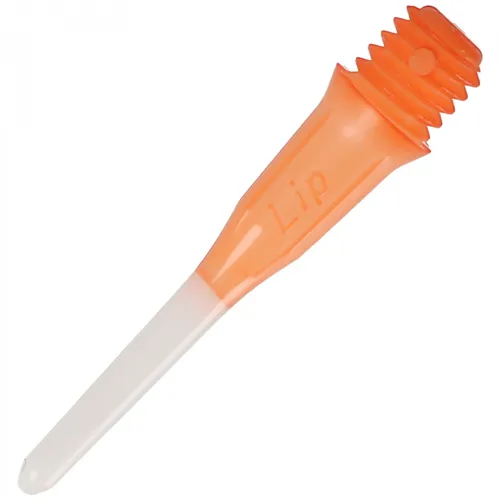TwoTone Lippoint Softdartspitzen, short, 30 Stück, weiß orange