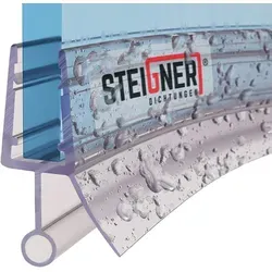 STEIGNER Duschdichtung UK08, 160 cm für Glasstärken 6-8 mm