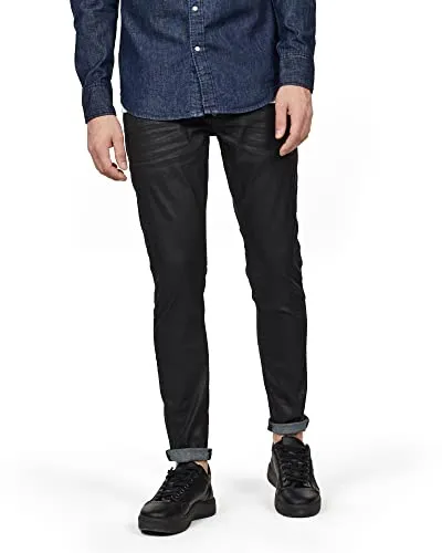 G-STAR RAW Herren Revend Skinny Jeans - Moderne, eng anliegende Jeans mit kurzer Leibhöhe und Reißverschluss, ideal für einen stylischen Look und perfekten Sitz.