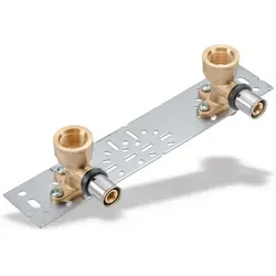 Pipetec 2x Press-Wandwinkel 16x2 - 1/2