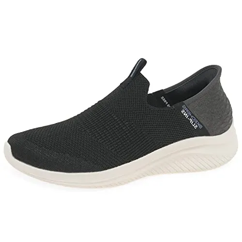 Skechers Damen Ultra Flex 3.0 Smooth Step Sneakers - Damen-Sneaker mit Hands Free Slip-Ins für eine einfache Passform und atmungsaktiver Memory-Schaum Einlegesohle für ultimativen Komfort.