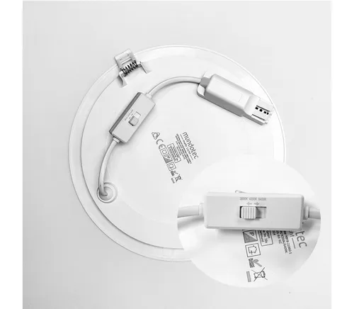 W LED Panel Einbauleuchte Slim CCT 3000K 4200K 6400K Ø 23 cm 18W - Elegante 18W LED Einbauleuchte mit 3-in-1 Farbtemperatur für individuelle Lichtgestaltung. Ideal für Wohn- und Geschäftsräume, langlebig mit 25.000 Stunden Lebensdauer und 1820 Lumen Lichtstrom.