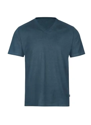 Trigema Damen V-Shirt Deluxe Baumwolle - T-Shirts für Damen, klassischer Schnitt mit V-Ausschnitt aus 100 % supergekämmter Baumwolle für höchsten Tragekomfort und Langlebigkeit.