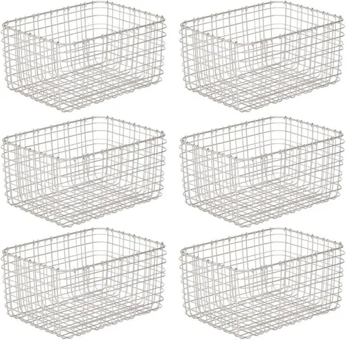 Körbe Silber von MDESIGN