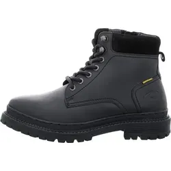 camel active Stiefelette für Herren - Elegante schwarze Stiefelette aus hochwertigem Leder mit robuster Laufsohle für optimalen Komfort. Ideal für stilvolle Auftritte in der kalten Jahreszeit.
