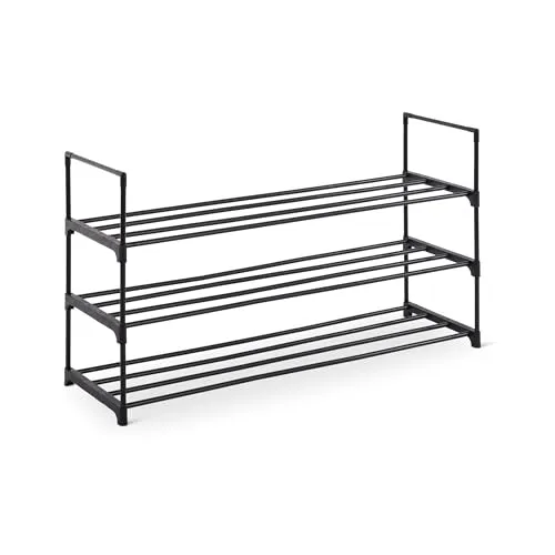 Raburg Schuhregal mit 3 Ebenen - Schuhablage für bis zu 15 Paar Schuhe, stabil und platzsparend mit modernem Design, ideal für Flur, Wohnzimmer oder Schlafzimmer.