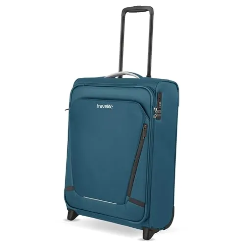 Travelite Jetpack Multi Light Cabin Trolley 55 cm - Petrol - Koffer für Handgepäck, ideal für Condor & Ryanair! Kompakt, leicht und wendig mit integriertem Schloss und flexiblen Innenpackgurten für optimale Organisation.