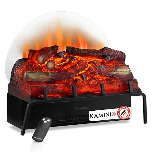 KAMINIO Elektrokamin NOAH mit 3D-Flammeneffekt und 1800W Heizung