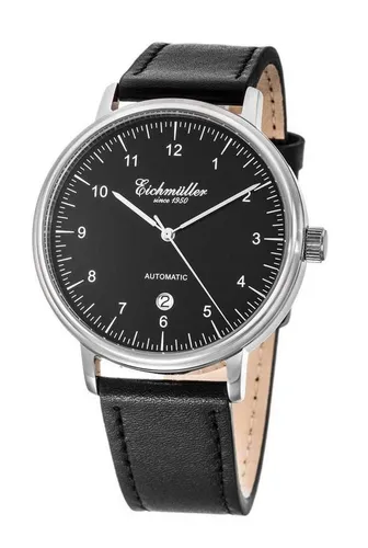 Eichmüller Automatikuhr Herrenuhr RE7003 mit Lederband - Elegante Herrenuhr mit robustem Edelstahlgehäuse und hochwertigem Automatikuhrwerk. Perfekt für stilbewusste Männer, die Wert auf Qualität und Design legen.