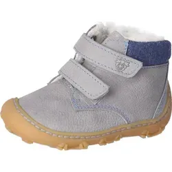 RICOSTA Boots NICO von PEPINO für kleine Abenteuer Winterschuhe Klettverschluss Lammwollfutter Mädchen Jungen uni graphit grau blau Größe 26 - Grau - 26