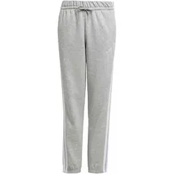 adidas Unisex Kinder Essentials 3 Stripes Pants in grau von adidas