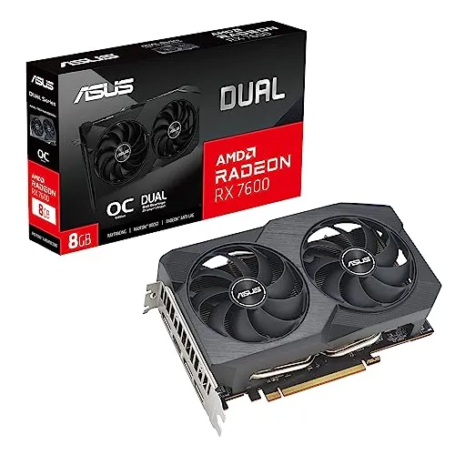 ASUS Dual Radeon RX 7600 V2 OC Edition 8GB GDDR6