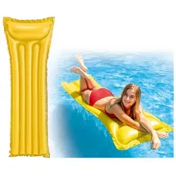 Aufblasbare Schwimmmatratze 183 X 69 Cm Gelb