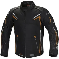 Büse Mugello Textiljacke schwarz/orange Herren S in orange von BÜSE