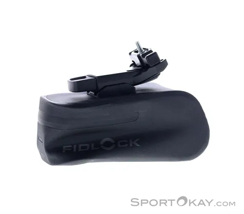 Fidlock 9175 Unisex Satteltasche 600ml - Fahrradtasche mit innovativem Push-System, wasserdichtem Reißverschluss und einfachem Montage-Design für runde oder ovale Sattelstreben.