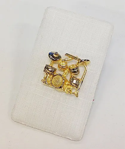 ART OF MUSIC Anstecker Schlagzeug Gold von Art of Music
