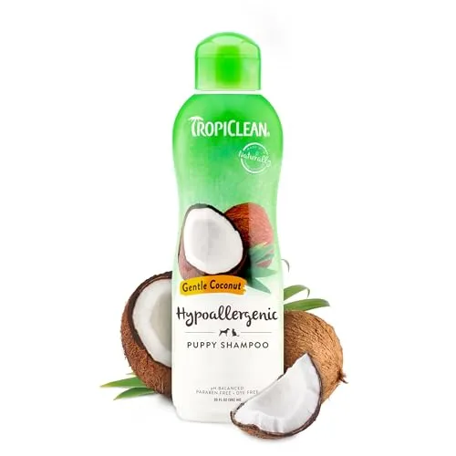 TropiClean TRGNSH12Z Sanftes Kokosnuss Welpen Shampoo, 355 ml