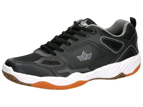 Lico Sportschuh Sprint Indoor Hallenschuh schwarz 46 EU - Herren-Sportschuhe, ideal für Hallensport mit rutschfester Gummisohle und atmungsaktivem Textilfutter für optimalen Komfort und Leistung.