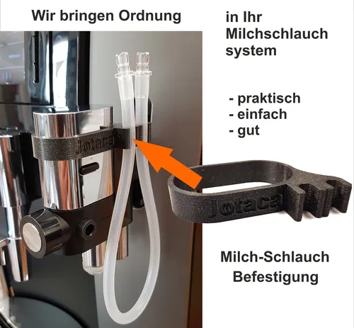Duo Milchschlauch Halter für Jura E8, S80, S8, WE8