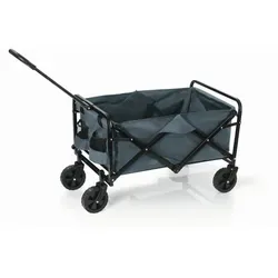 EASYmaxx Bollerwagen Handwagen faltbar mit Flaschenhalterungen