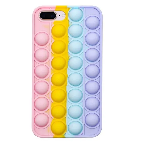 SDTEK Pop Hülle Bubble Für iPhone 6+ / 7+ / 8+ Plus, Silikon Fidget