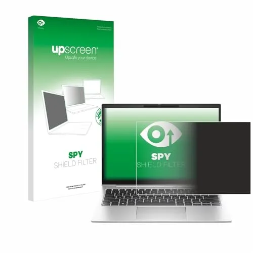 upscreen Blickschutzfilter für HP EliteBook 830 G10 - Schutzfolie für HP EliteBook 830 G10 mit 60° Blickschutz, Blaulichtfilter und antibakterieller Oberfläche für maximalen Datenschutz und augenschonenden Einsatz.