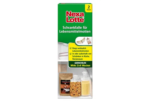 Nexa Lotte Insektenfalle Schrankfalle für Lebensmittelmotten